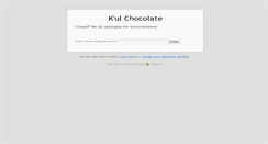 Desktop Screenshot of kul-chocolate.com